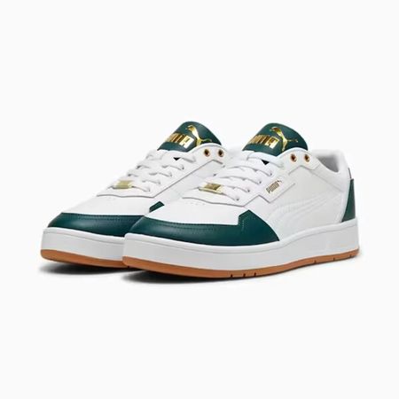 Zapatillas urbanas para hombres Puma Court Classic Lux 395019-08 Blanco Talla 44