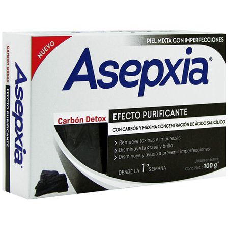 Jab贸n ASEPXIA Carb贸n 100g Paquete 1un | plazaVea - Supermercado jabon asepxia carbon