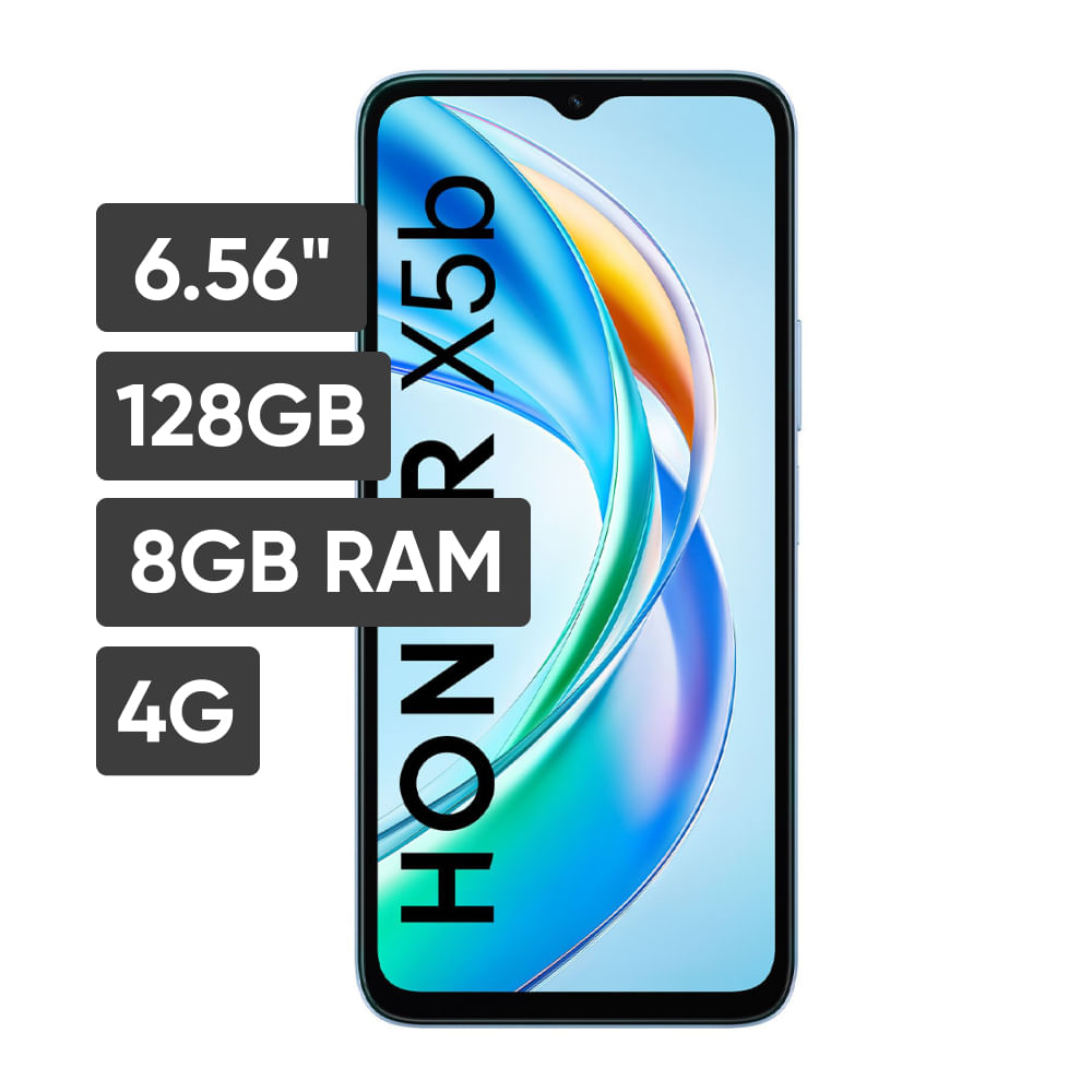 Smartphone HONOR X5B 6.56"" 4GB 128GB 50 MP + 0.08 MP Azul