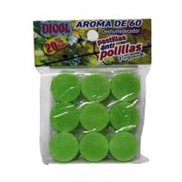 Insecticida DICOL Antipolilla Pastilla Aromatizadora Bolsa 60g