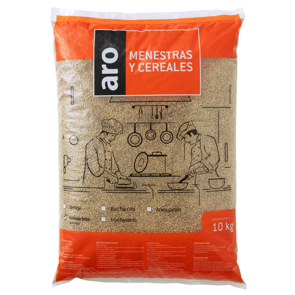 Lenteja Bebe ARO Bolsa 10Kg
