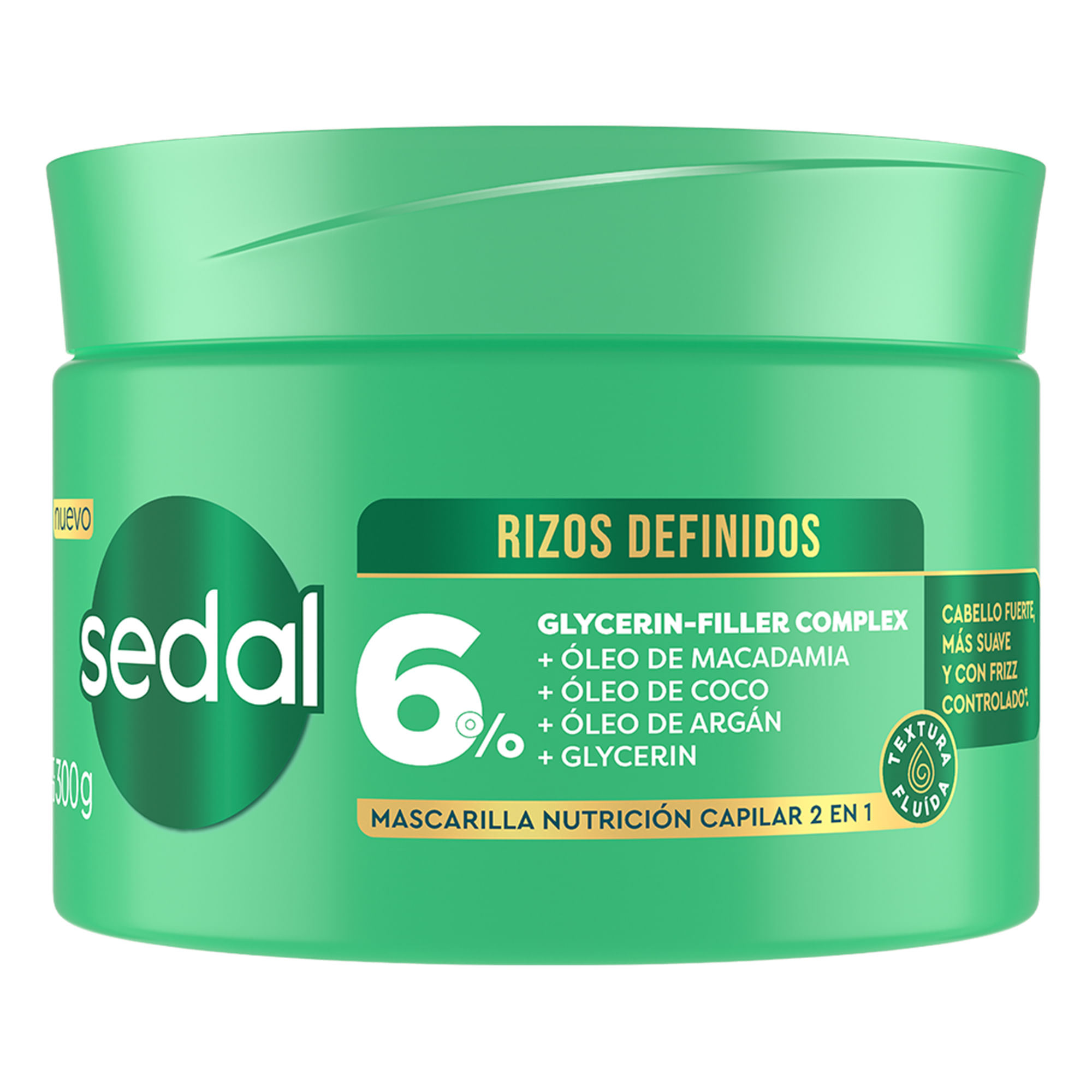 Mascarilla Capilar SEDAL Rizos Definidos Pote 300g