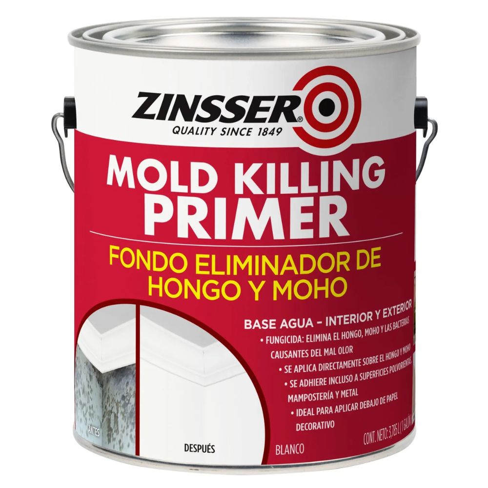 Imprimante Mold Killing Primer Elimina Hongo y Moho 3,785L