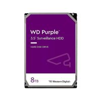 DISCO DURO INTERNO WESTERN DIGITAL 8TB SATA 6GB/S 5640RPM 256MB BUFFER 215MB/S, 3.5"" P/N: WD85PURZ