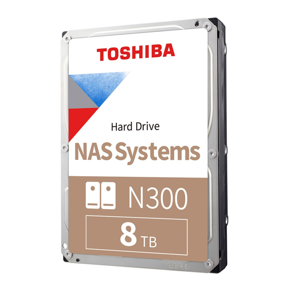 DISCO DURO TOSHIBA N300 8TB NAS SATA 6.0GB/S 7200RPM 512MB CACHE 3.5 PN: HDWG780XZSTA