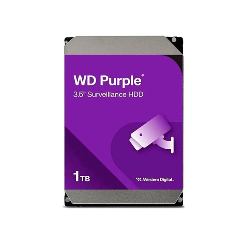 DISCO DURO INTERNO WESTERN DIGITAL 1TB 3.5"" PURPURA, 64MB, SATA 6.0GB/S, 5400RPM - P/N: WD11PURZ