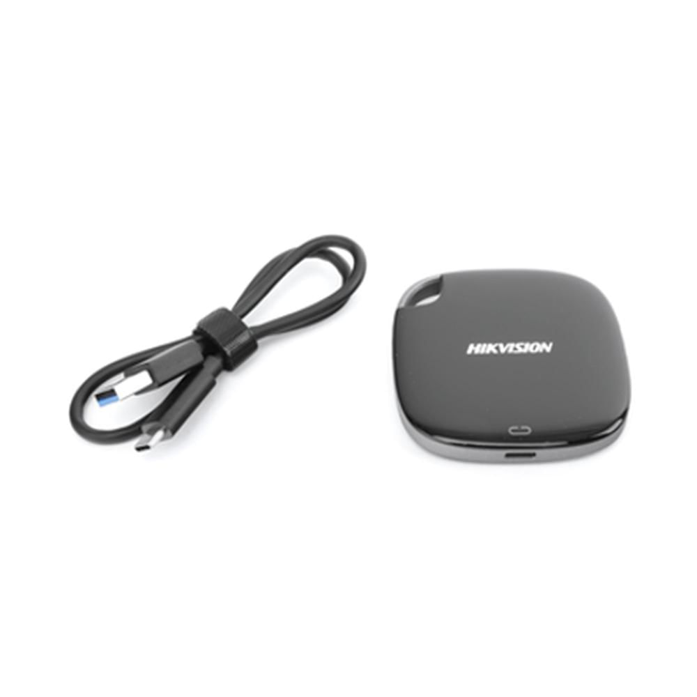 UNIDAD DE ESTADO SOLIDO EXTERNO HIKVISION 512GB USB 3.1540MB/S, COLOR NEGRO P/N: HS-ESSD-T100I/512G