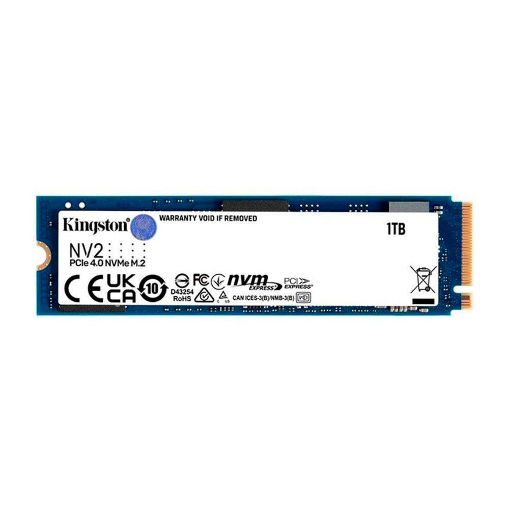UNIDAD DE ESTADO SOLIDO INTERNO KINGSTON 1TB M.2 NV2 NVME 2280 PCIE 4.0 3500MB/S P/N: SNV2S/1000G