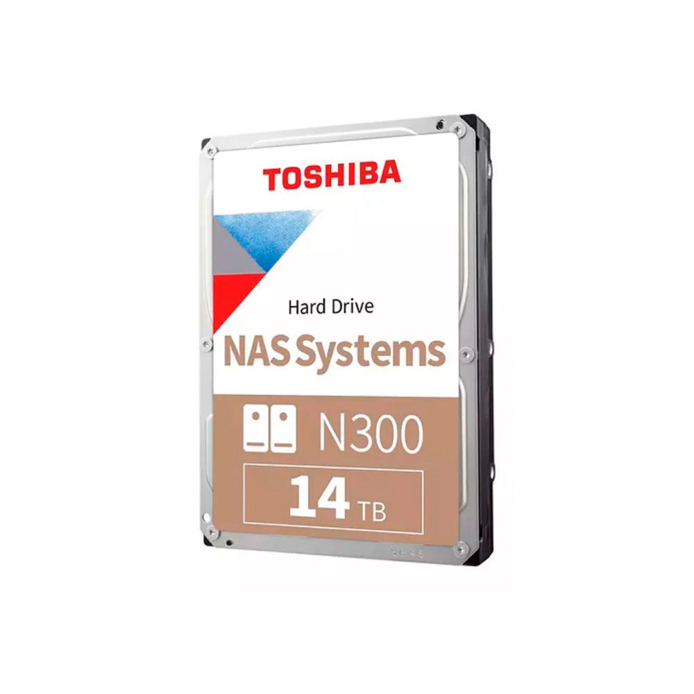 DISCO DURO INTERNO TOSHIBA N300 14TB SATA 6GB/S 3.5"" CACHE 512MB 7200RPM 281 MB/S P/N: HDWG51EXZSTA
