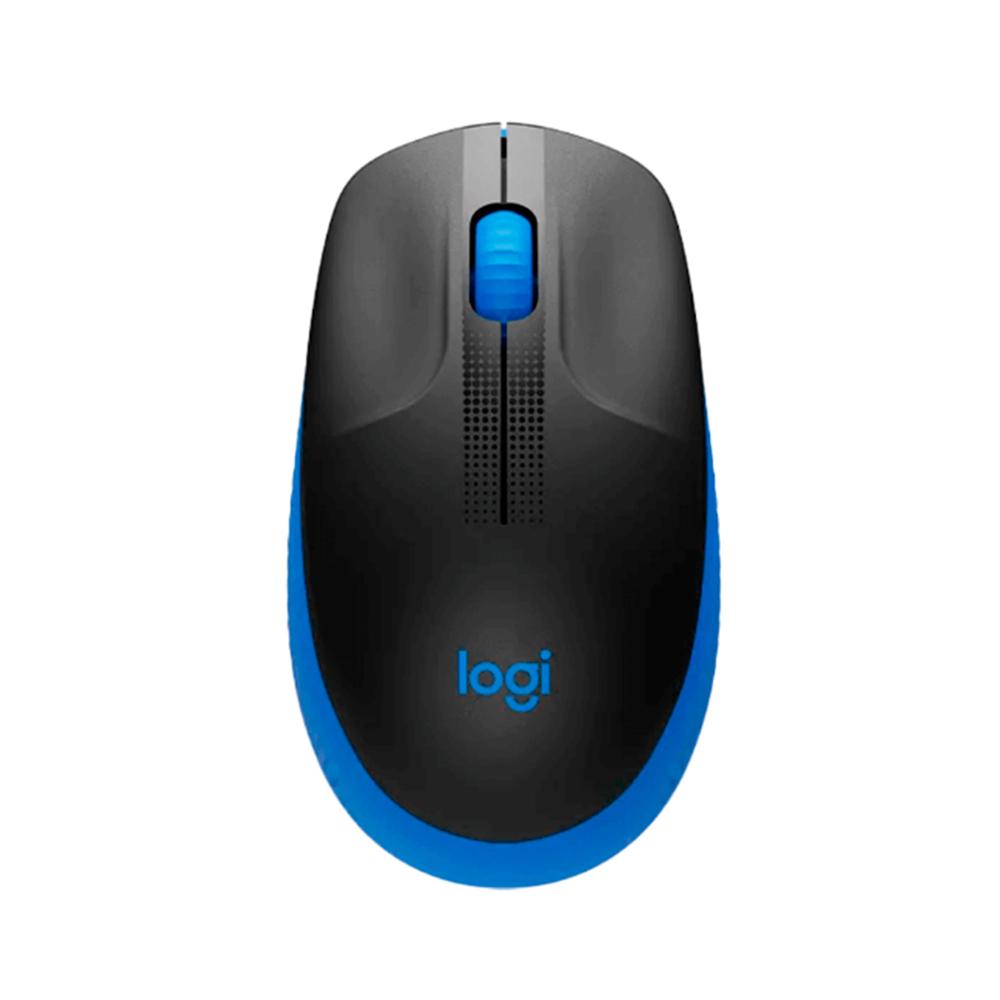 MOUSE INALAMBRICO LOGITECH M190 AZUL, 3 BOTONES, INTERFAZ USB - P/N: 910-005903