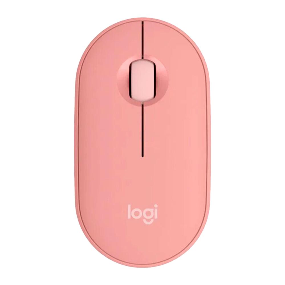 MOUSE INALAMBRICO LOGITECH PEBBLE MOUSE 2 M350S 4000PPP 3 BOTONES BLUETOOTH AA ROSA P/N: 910-007048