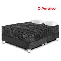 Cama Pocket Max Black Queen Charcoal