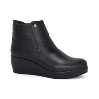 Botín Casual Cuero Mujer PAR&SS JA25Q1-BT197 NEGRO