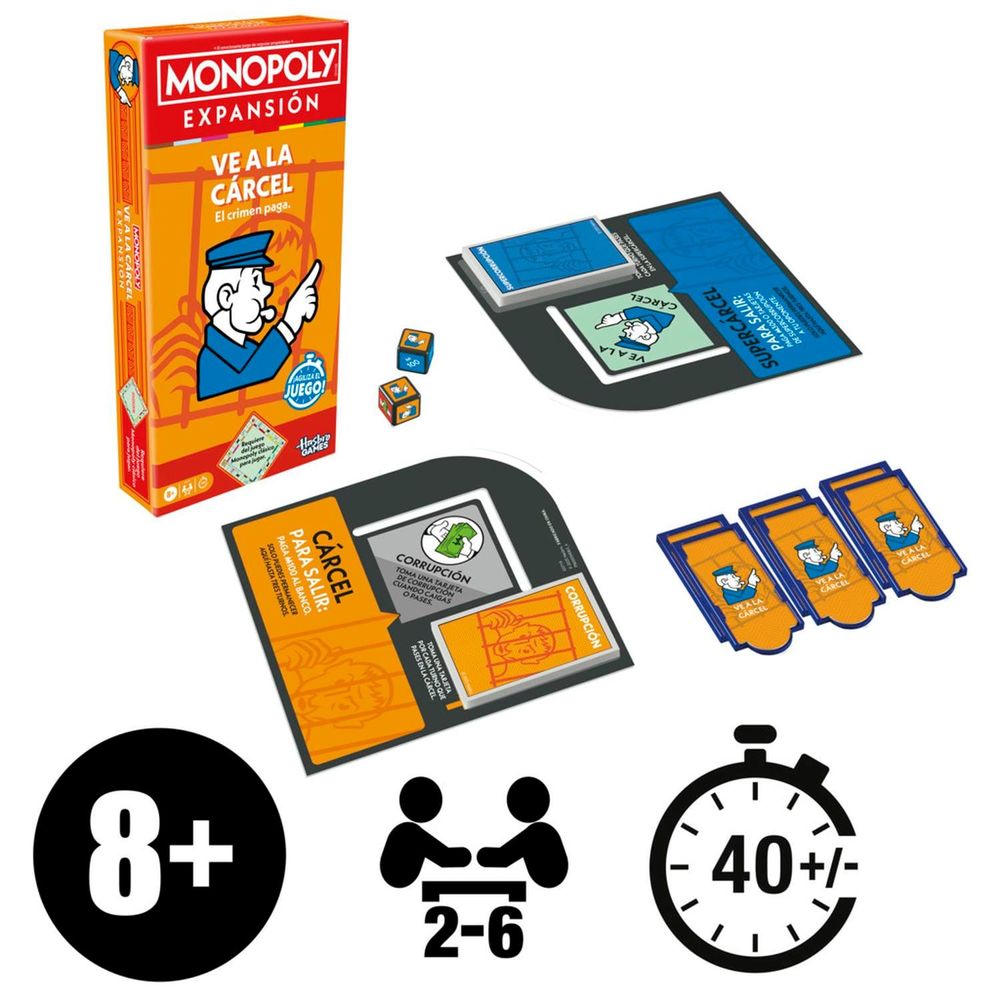 Juego De Mesa Monopoly Va A La Carcel
