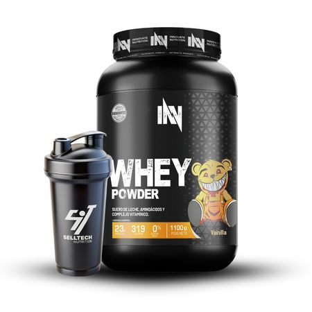 Proteína Whey Powder 1.1Kg Vainilla + Shaker