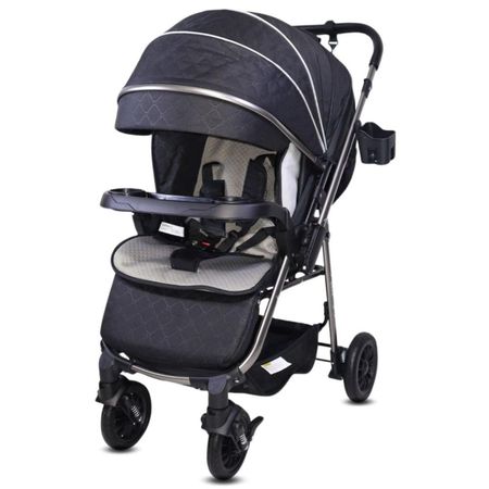 Coche Cuna de Lujo Para Bebé «Delta» Edición Especial Negro