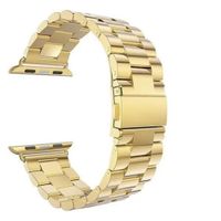 Correa de eslabones para applewatch 38-40-41mm dorado