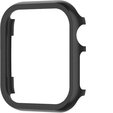 Bumper case de acero inox para smartwatch de 45mm negro