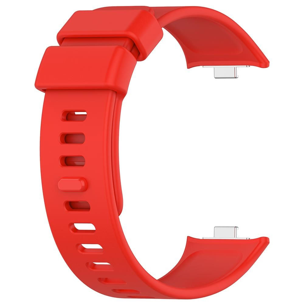 Correa silicona para redmi watch 4 active lite rojo