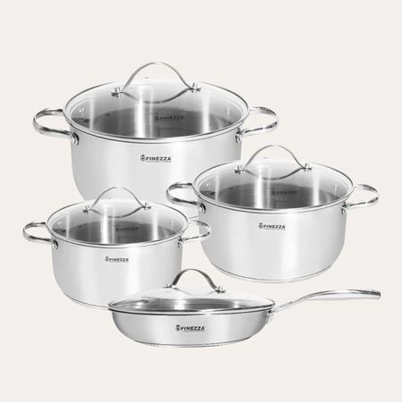 Juego de ollas de acero inoxidable 8 piezas FZ-978AE