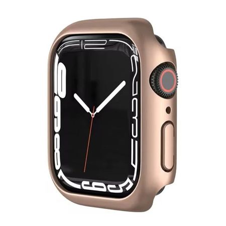 Bumper Case Convertidor a Ultra para Apple Watch 45MM Oro Rosa