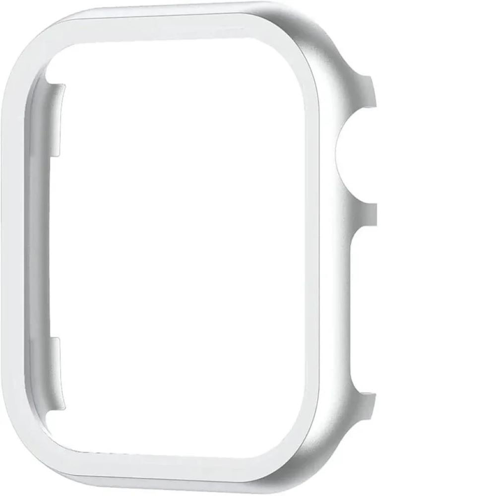 Bumper case de acero inox para smartwatch de 41mm plata