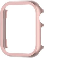 Bumper case de acero inox para smartwatch de 44mm rosado