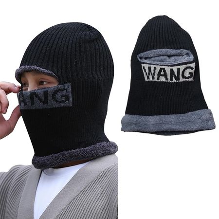 Gorra con Cuellera Pasamontana Wong Negro