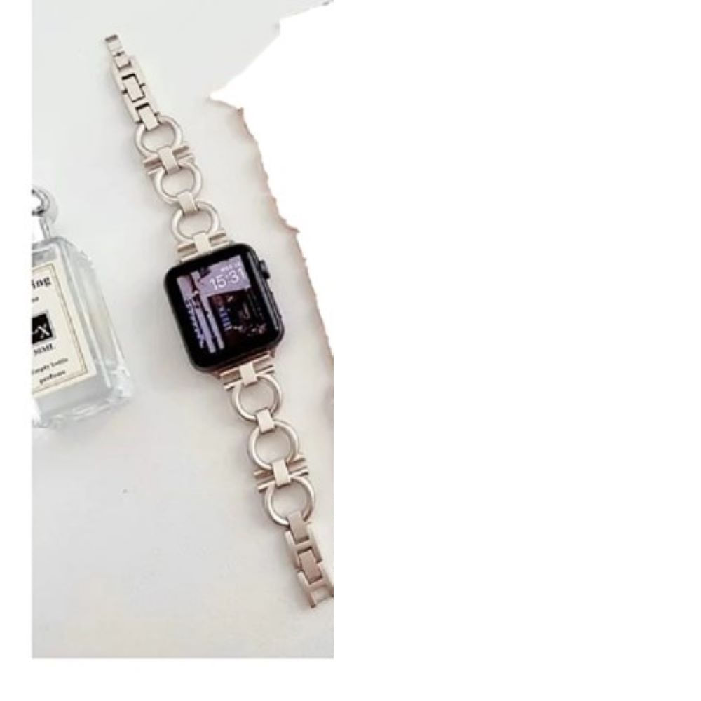 Correa Para Applewatch y Watch Acero Chanel 42 44 45 49mm Starlight