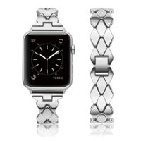 Correa de acero inoxidable watch Glam 42 44 45 49mm plateado