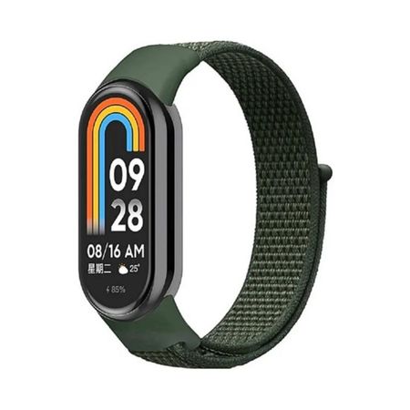 Correa de nylon Xiaomi Band 8  9 dark green