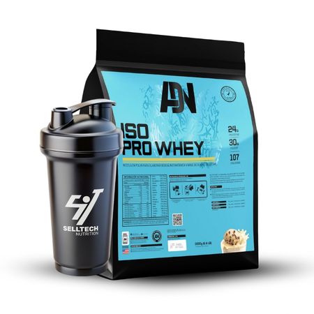 Proteína Whey 100% Whey Pro 3Kg Cookies + Shaker