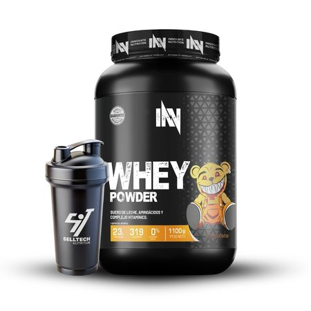 Proteína Whey Powder 1.1Kg Chocolate + Shaker