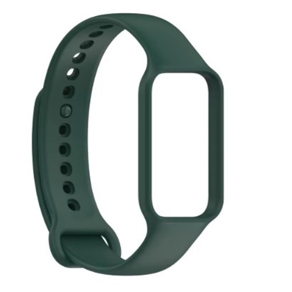 Correa de silicona Para Xiaomi Smartband 8 active y Redmi Smartband 2 verde oscuro