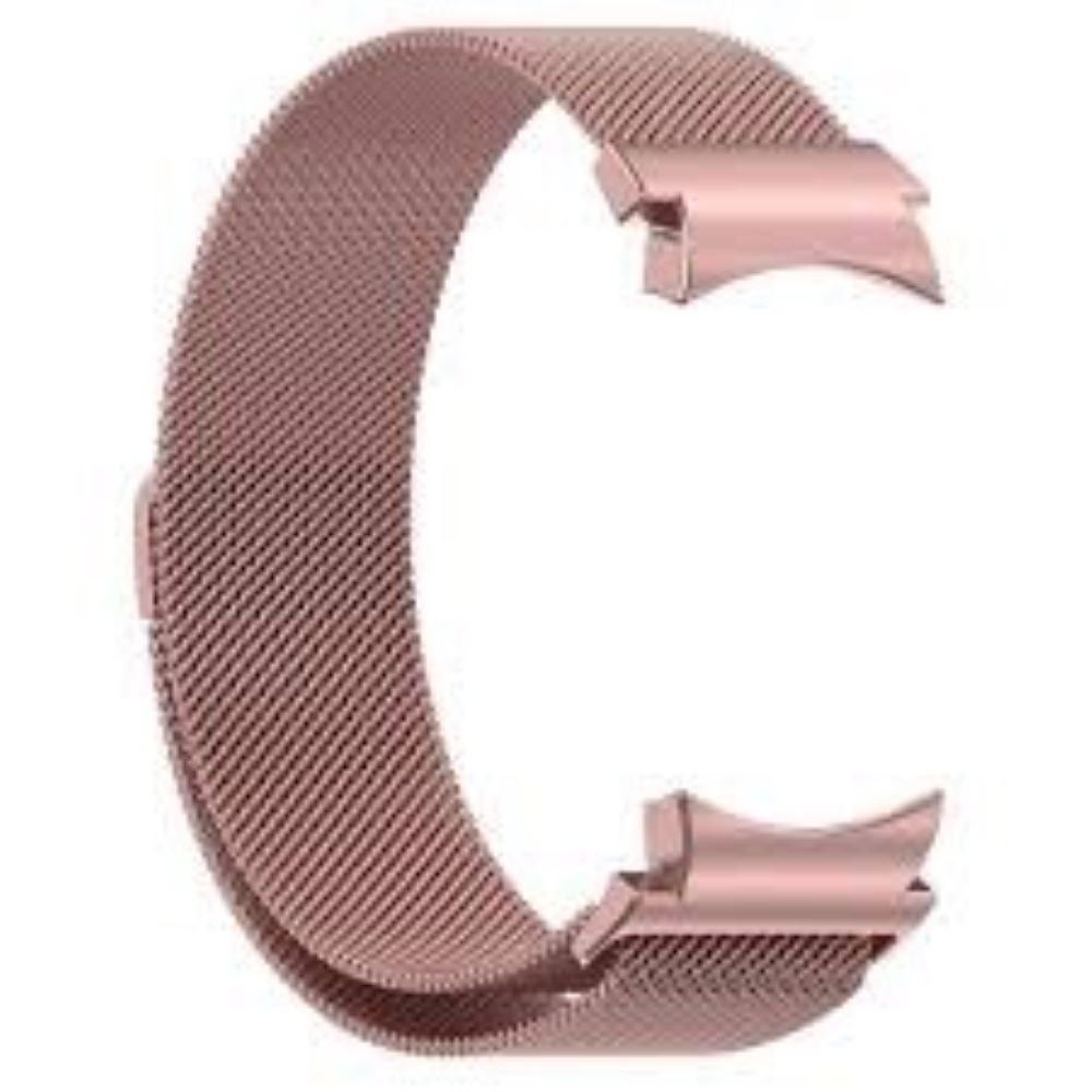 Correa imantada milanese samsung watch 4 5 5 pro 6 7 fe rosa