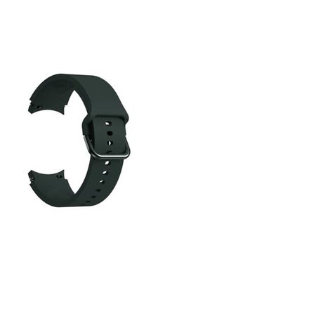 Correa de silicona samsung watch 4  5  5 pro  6  7  fe verde oscuro