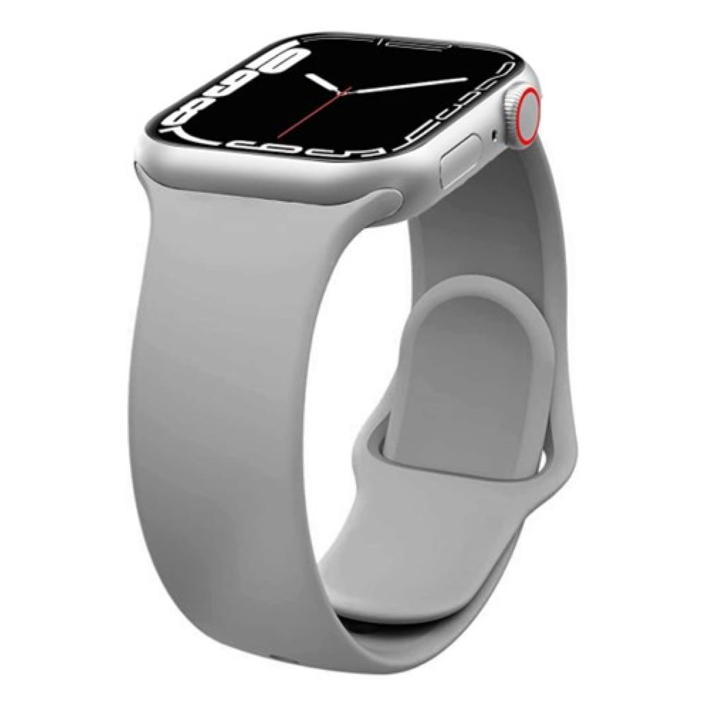 correa de silicona imantada para Applewatch 38-40-41mm y 42 serie 10 plomo