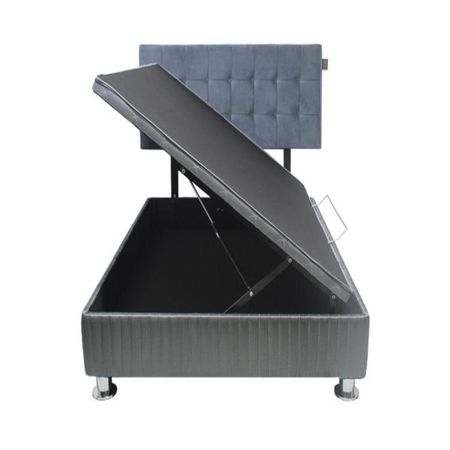 Dormitorio Montana + Cabecera Desmontable Soria 1.5 plz. -Gris Oscuro