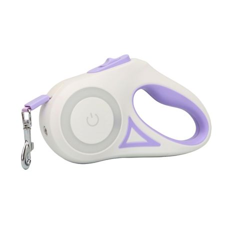 Correa Retráctil Hipidog con Linterna Led para Mascotas 5M
