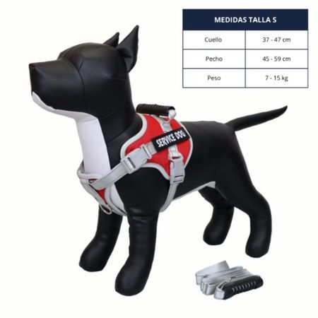 Pechera de Seguridad Reflectante Ajustable - Color Rojo