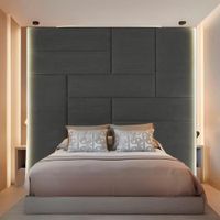 Cabecera Arhus King - Gris Oscuro