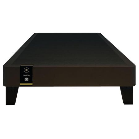 Base De Cama Europea Carintia 1.5 Plz - Chocolate Oscuro