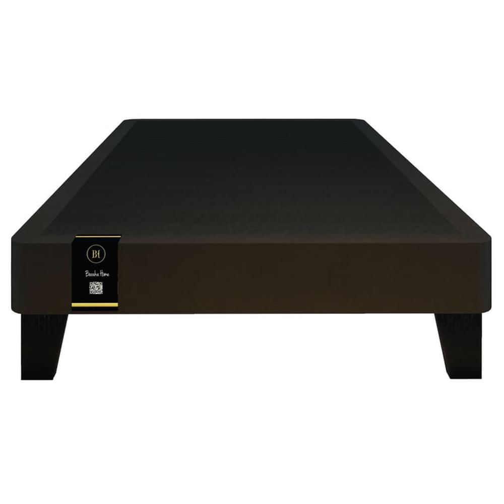 Base De Cama Europea Carintia 1.5 Plz - Chocolate Oscuro
