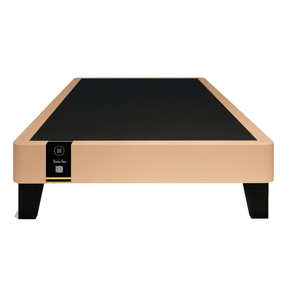 Base De Cama Europea Carintia 1.5 Plz -Rosa