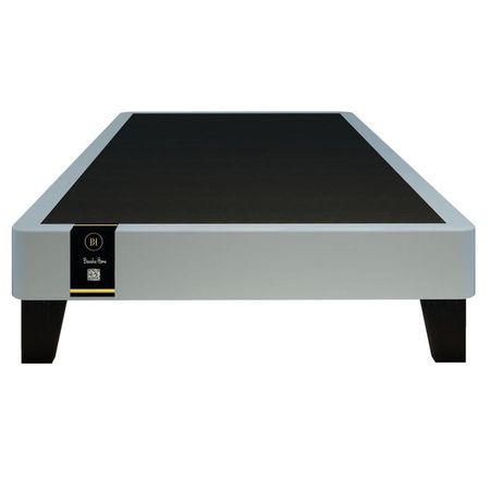 Base De Cama Europea Carintia 1.5 Plz -Gris Claro