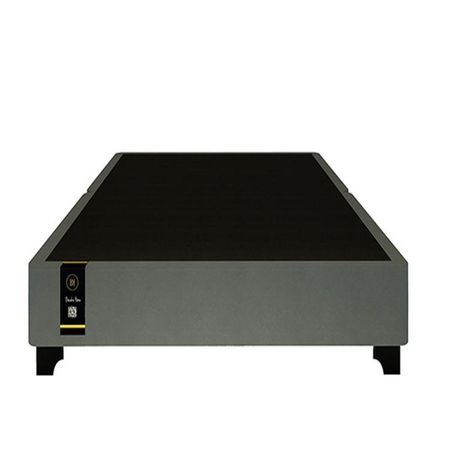 Base De Cama Luton Queen Europeo 160 x 200 2 Piezas - Gris Oscuro