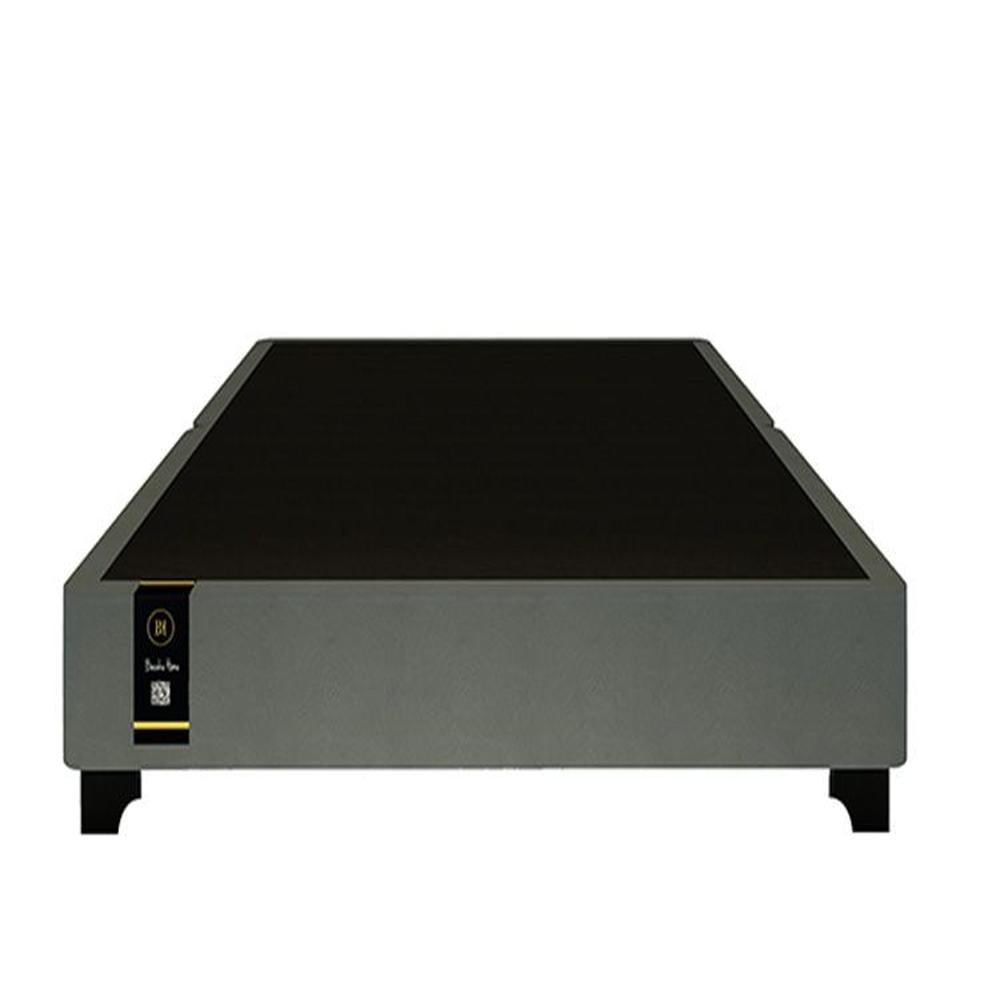 Base De Cama Luton Queen Europeo 160 x 200 2 Piezas - Gris Oscuro