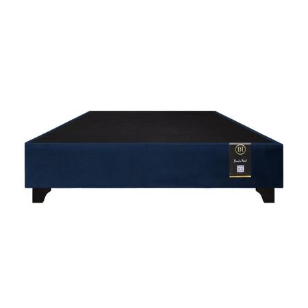 Base De Cama Luton 1.5 Plz - Azul marino