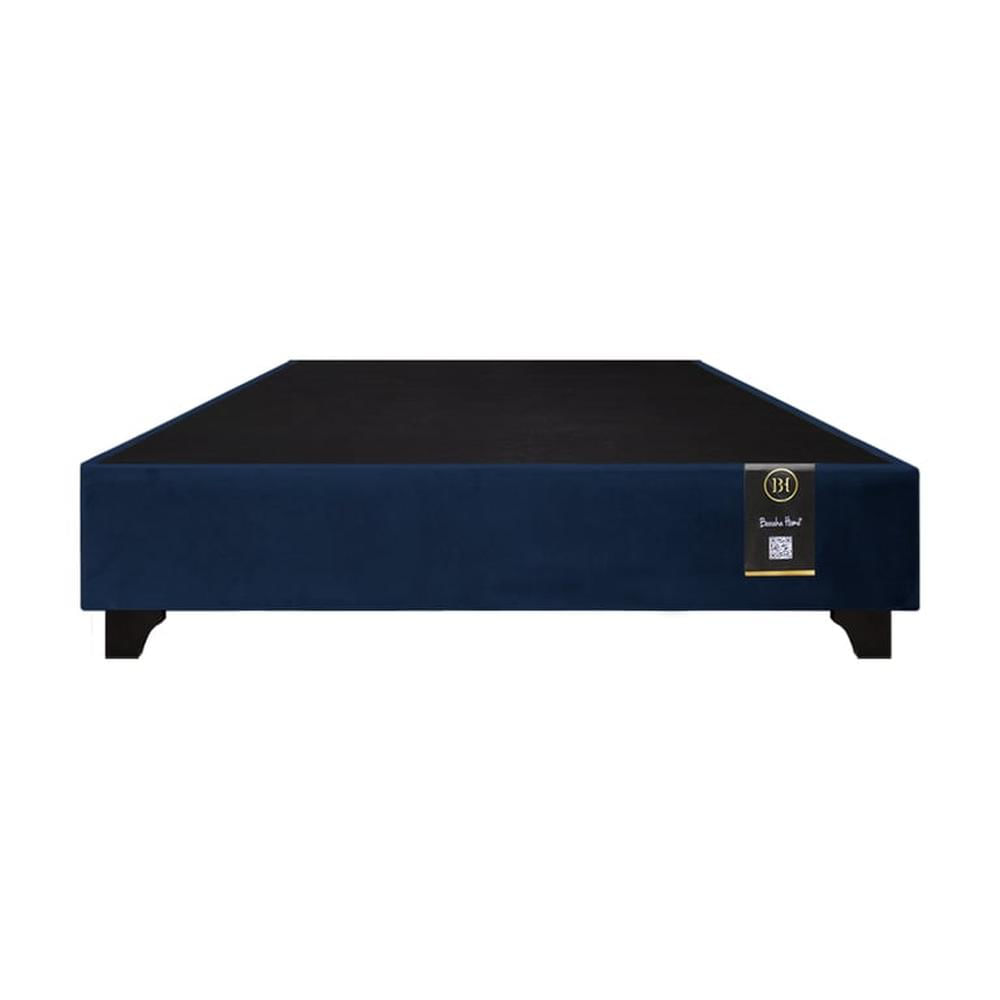 Base De Cama Luton 1.5 Plz - Azul marino