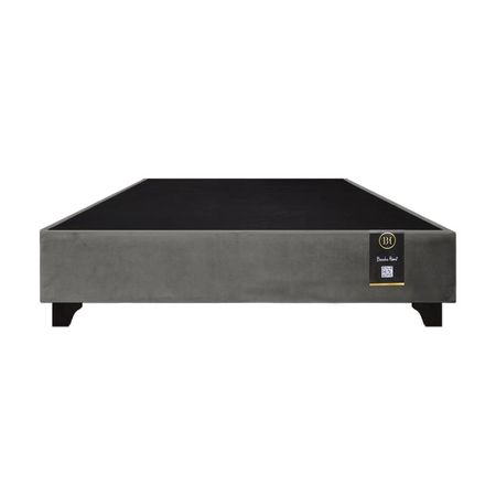 Base De Cama Luton 2 Plz - Gris Oscuro